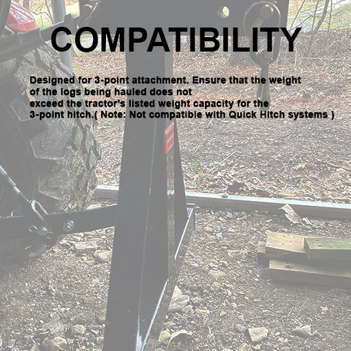 Heavy-Duty 3-Point Log Skidder