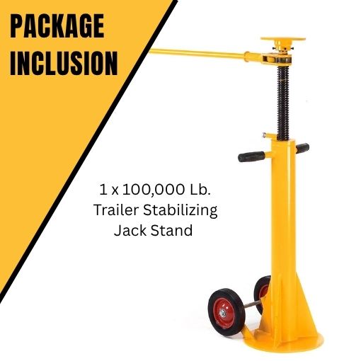 100,000 Lb. Trailer Stabilizing Jack Stand