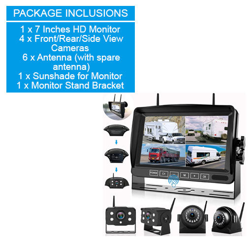 1080P Wireless RV Camera System