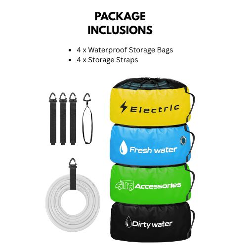 4-Pack RV Waterproof Utility Storage Bags