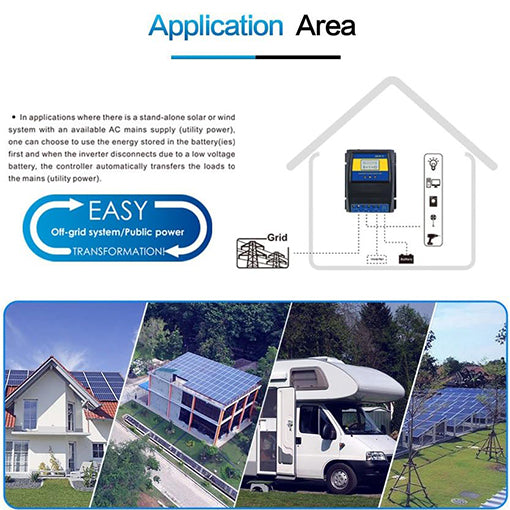 Dual Power Controller 50A Automatic Transfer Switch