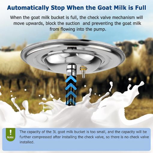 Auto Stop Goat Milking Machine