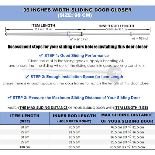 Automatic Sliding Door Closer