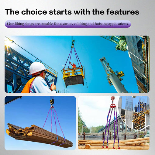 Heavy-Duty Lifting Slings Straps