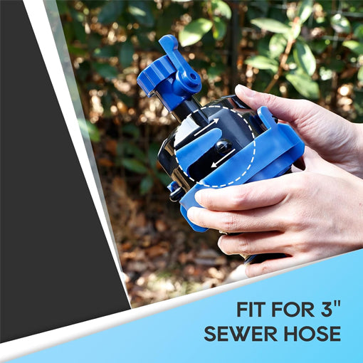 RV Sewer Hose Rinser Cap