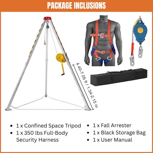 Confined Space Tripod Kit