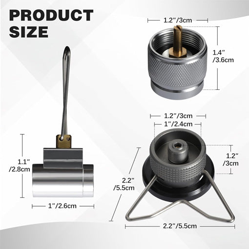 Universal Gas Canister Adapter Set