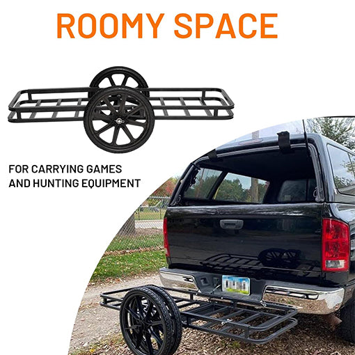 Hitch-Mounted Cargo Carrier and Game Cart