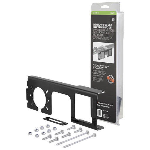 Easy-Mount Trailer Wiring Connector Mounting Bracket
