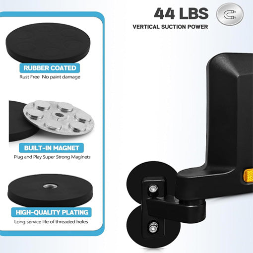 Universal Magnetic Tractor Side Mirrors with Blind Spot Mirror