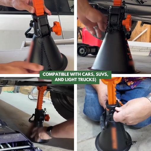 Heavy Duty Car Jack Stands with Double Locking System