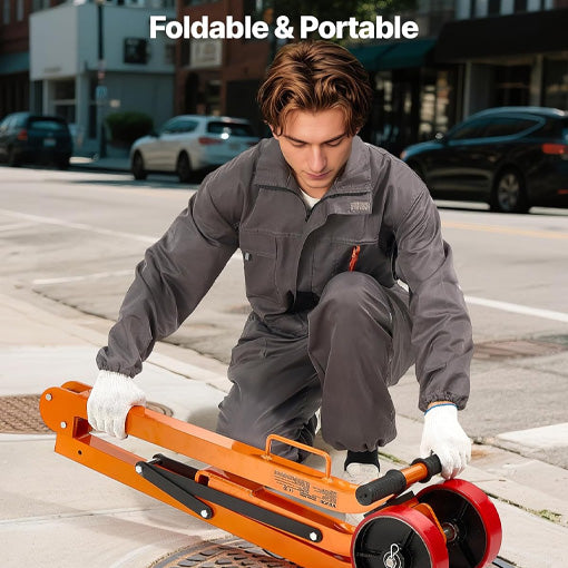 Magnetic Manhole Lid Lifter Dolly
