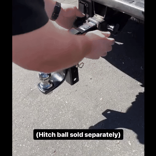8-Position Adjustable Ball Mount Tow Hitch