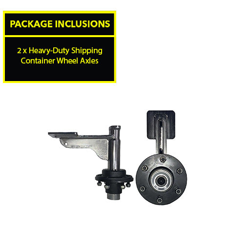 Heavy-Duty Shipping Container Wheel Axles