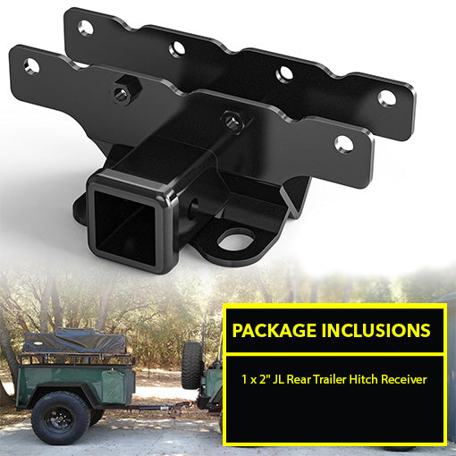 2" JL Rear Trailer Hitch Receiver
