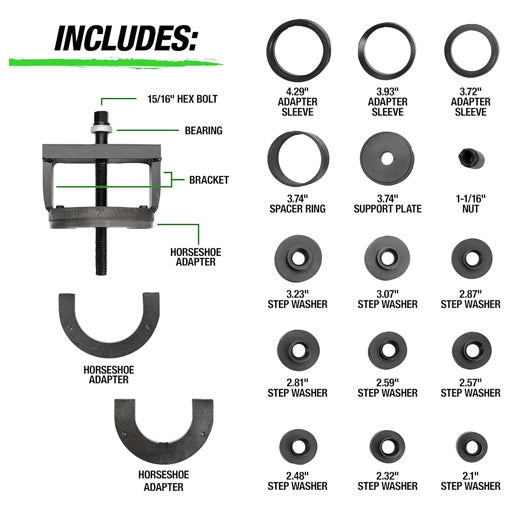 Wheel Hub & Bearing Remover & Installer Kit