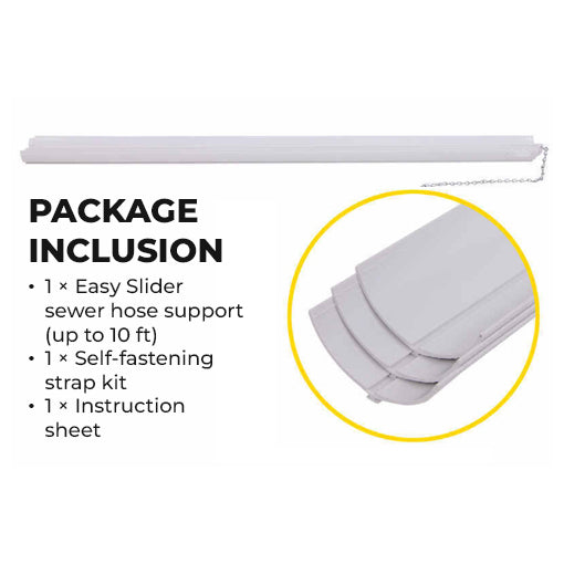 RV Easy Slider Sewer Hose Support