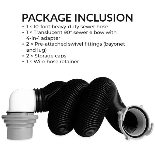 Ready-to-Use RV Sewer Hose Kit
