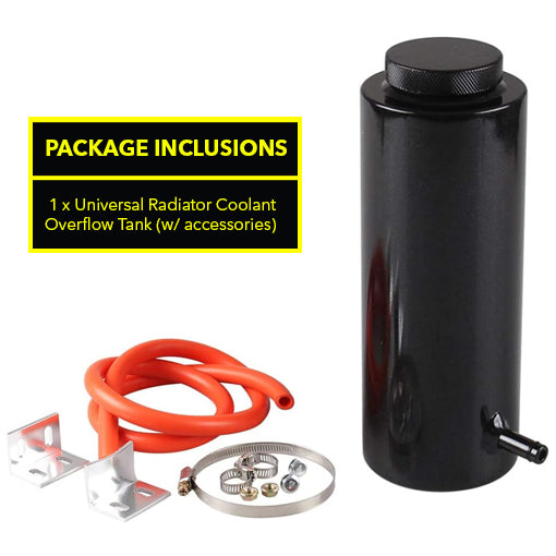 Universal Radiator Coolant Overflow Tank