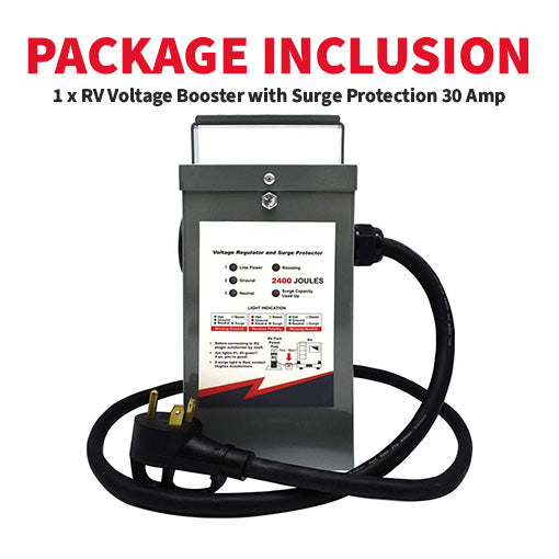 RV Voltage Booster with Surge Protection