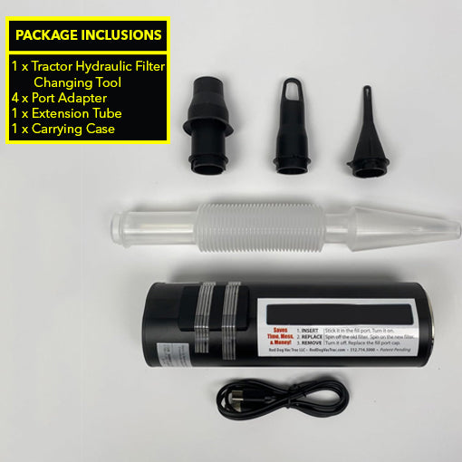 Tractor Hydraulic Filter Changing Tool