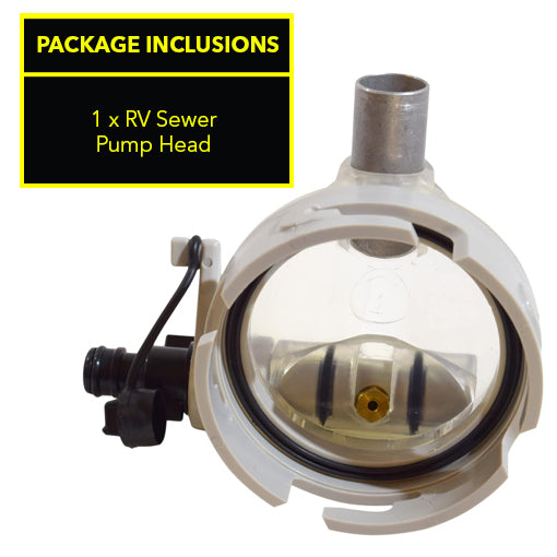 RV Sewer Pump Head