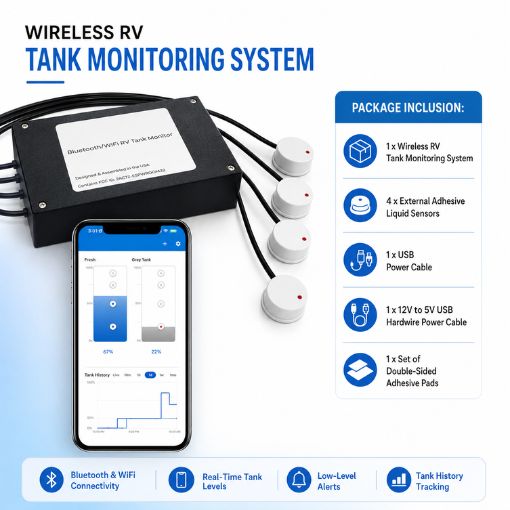 Wireless RV Tank Monitoring System