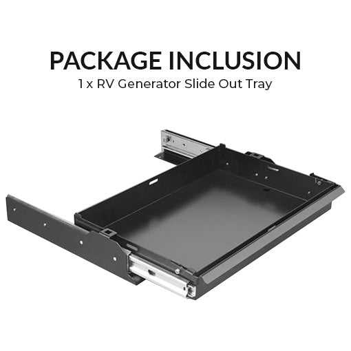 RV Generator Slide Out Tray