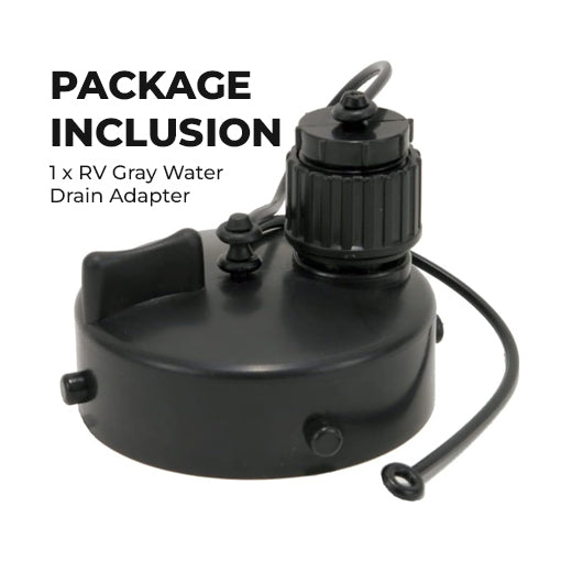 RV Gray Water Drain Adapter