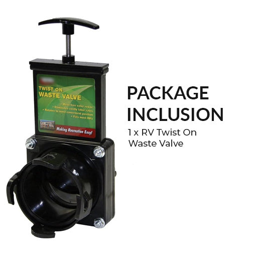 RV Twist On Waste Valve