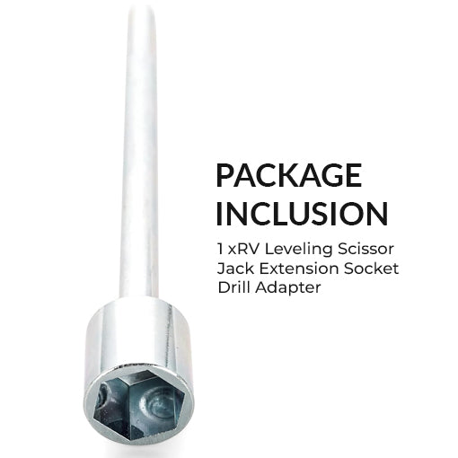 RV Leveling Scissor Jack Extension Socket Drill Adapter