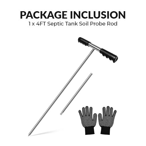 4FT Septic Tank Soil Probe Rod