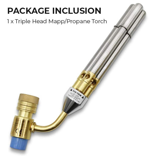 Triple Head Mapp/Propane Torch