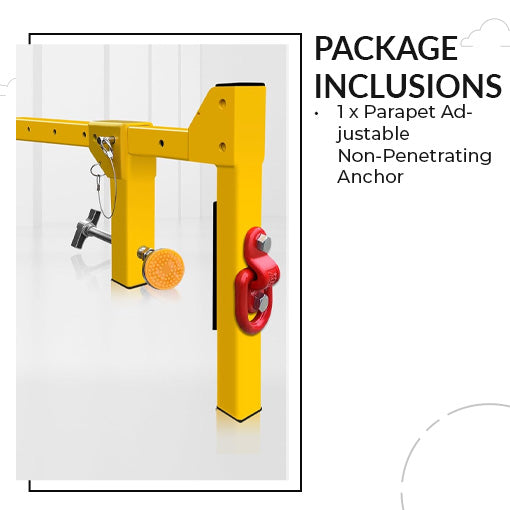 Parapet Adjustable Non-Penetrating Anchor