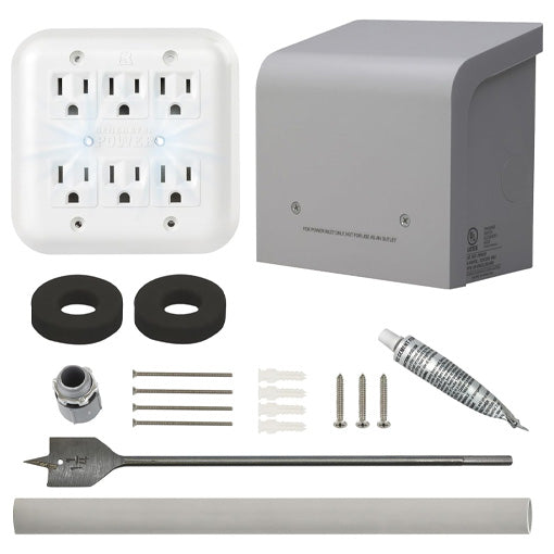 Portable Generator Through-The-Wall Transfer Kit