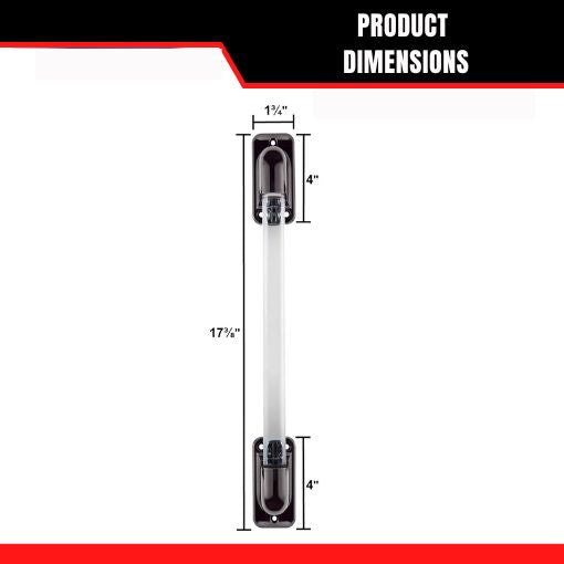 RV Entry Door Lighted Grab Bar