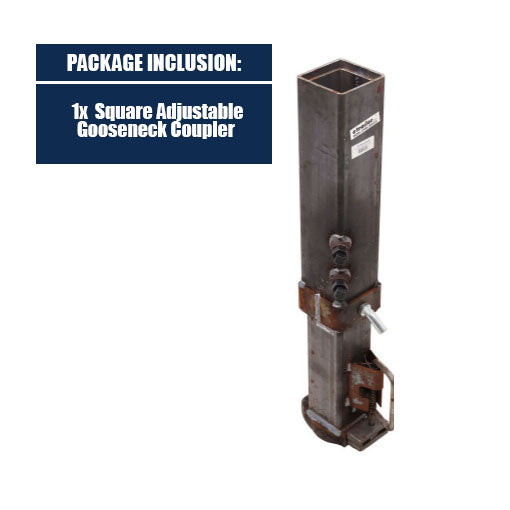 Square Adjustable Gooseneck Coupler