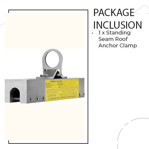 Standing Seam Roof Anchor Clamp