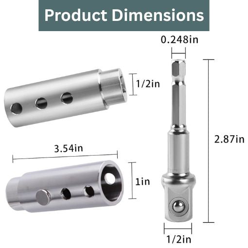 Trailer Jack Electric Drill Adapter