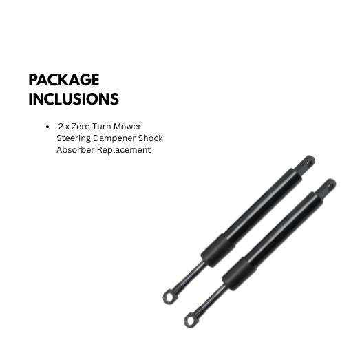 Zero Turn Mower Steering Dampener Shock Absorber Replacement