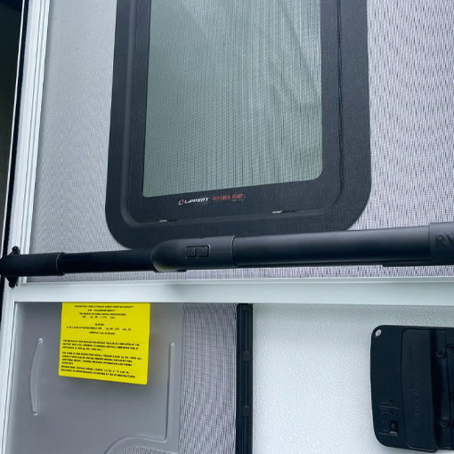 RV Screen Door Cross Bar with Quick Lock