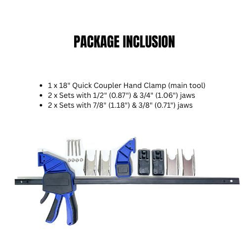 18-Inch Hydraulic Quick Coupler Hand Clamp