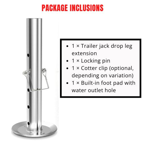 Adjustable Trailer Jack Drop Leg