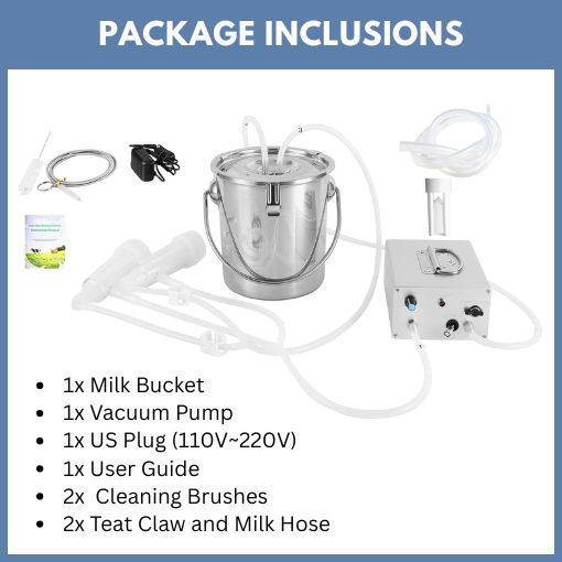 Auto Stop Goat Milking Machine