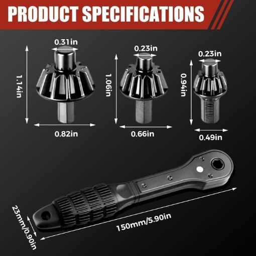 Drill Chuck Ratchet Wrench Kit