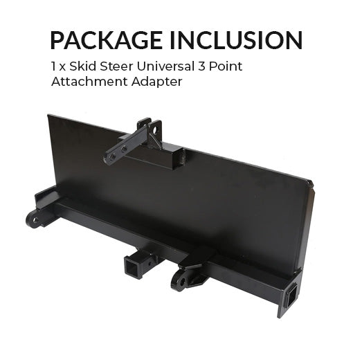 Skid Steer Universal 3 Point Attachment Adapter