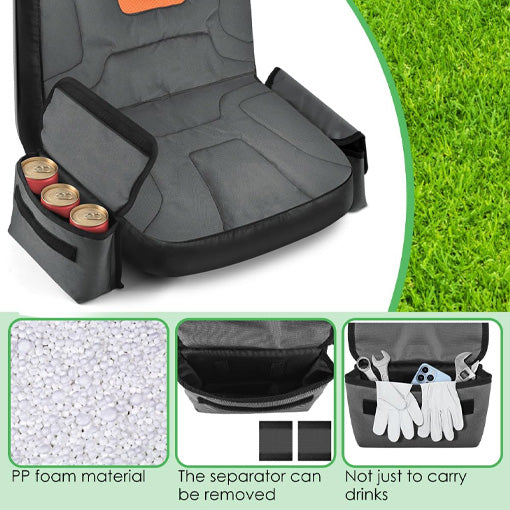 Tractor Seat Cover with Drink Pouch