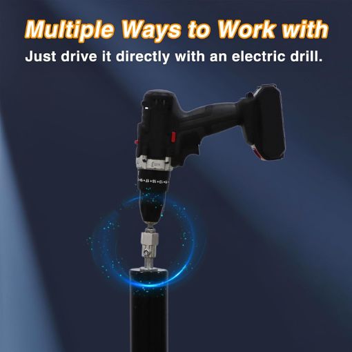 Trailer Jack Crank Handle Cordless Drill Adapter