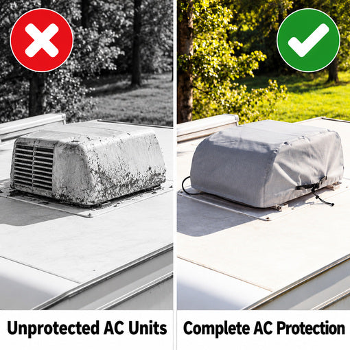 2-Pack RV Air Conditioner Waterproof Winter Cover