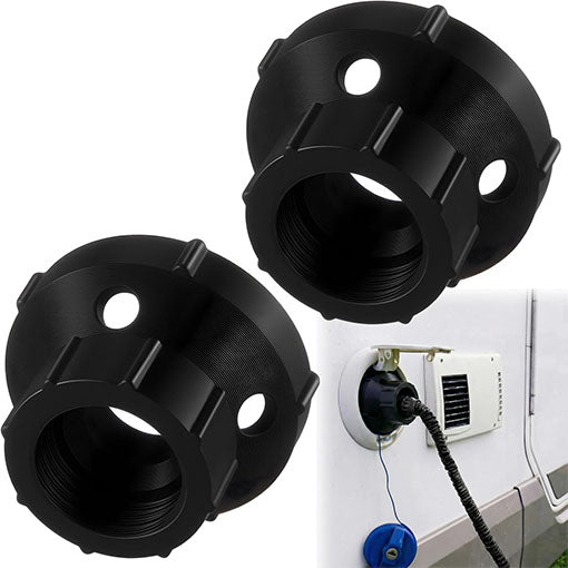 2-Pack Hands-Free RV Fresh Water Tank Fill Hose Adapter
